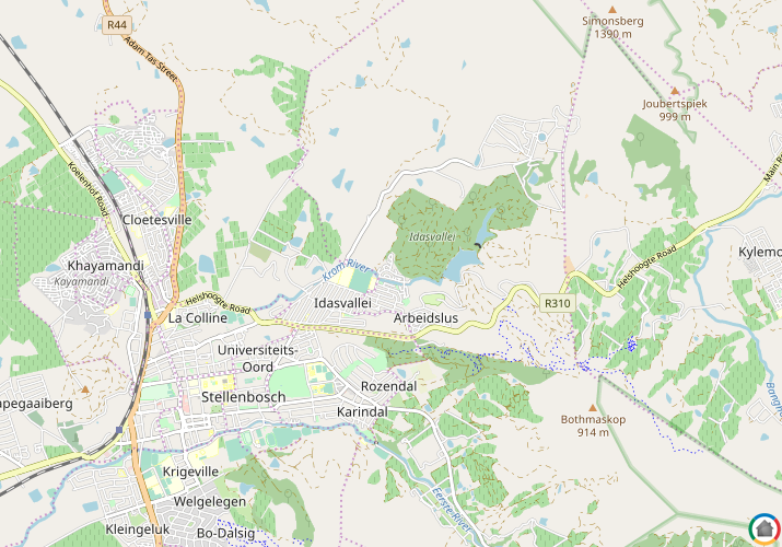 Map location of Lindida